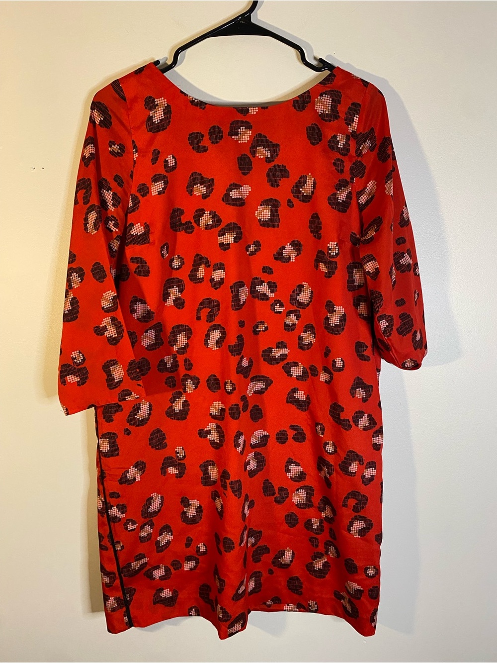 The Limited Red Leopard Print Mini Shift Dress